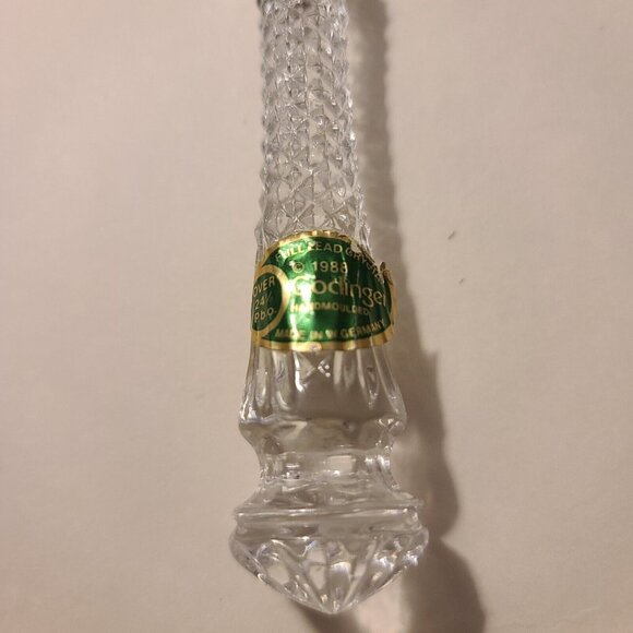 1988 Godinger Crystal Makeup Brush - Picture 3 of 3